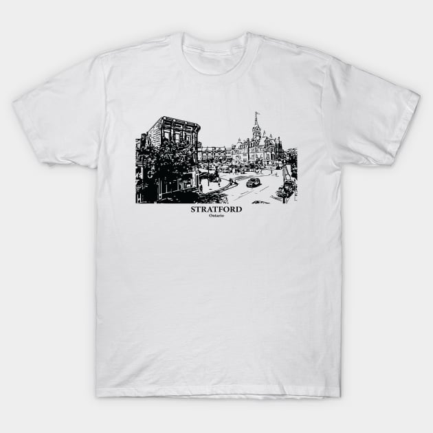 Stratford - Ontario T-Shirt by Lakeric